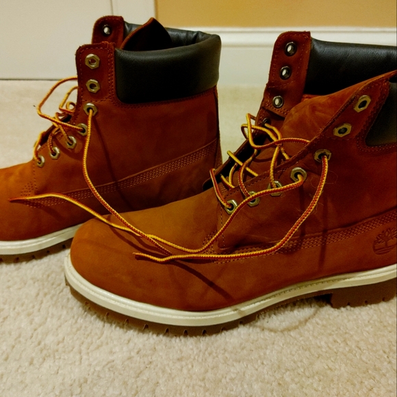 Timberland Boots Rust Nubuck - Picture 1 of 6